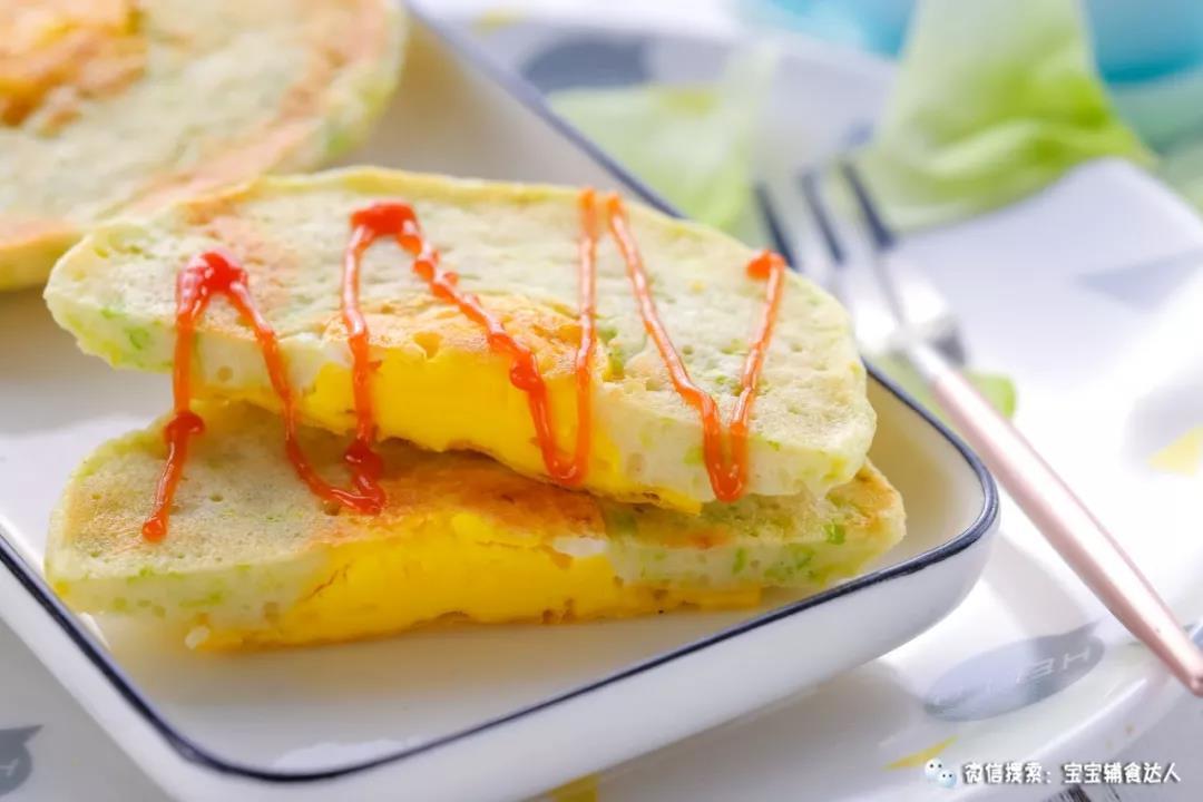白菜鸡蛋夹心饼 宝宝辅食食谱的做法