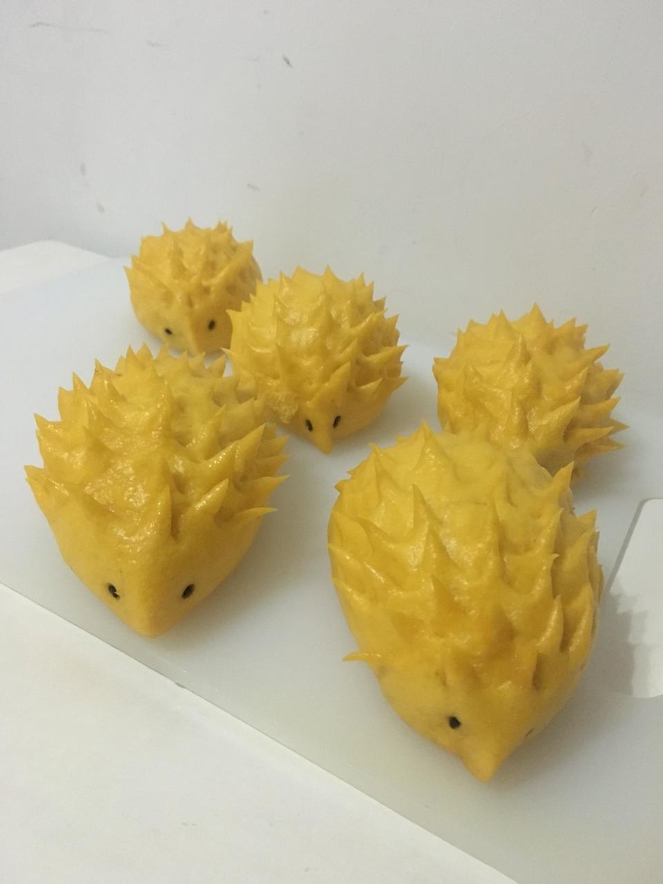 南瓜刺猬馒头