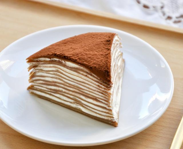 【视频】摩卡咖啡千层蛋糕的做法