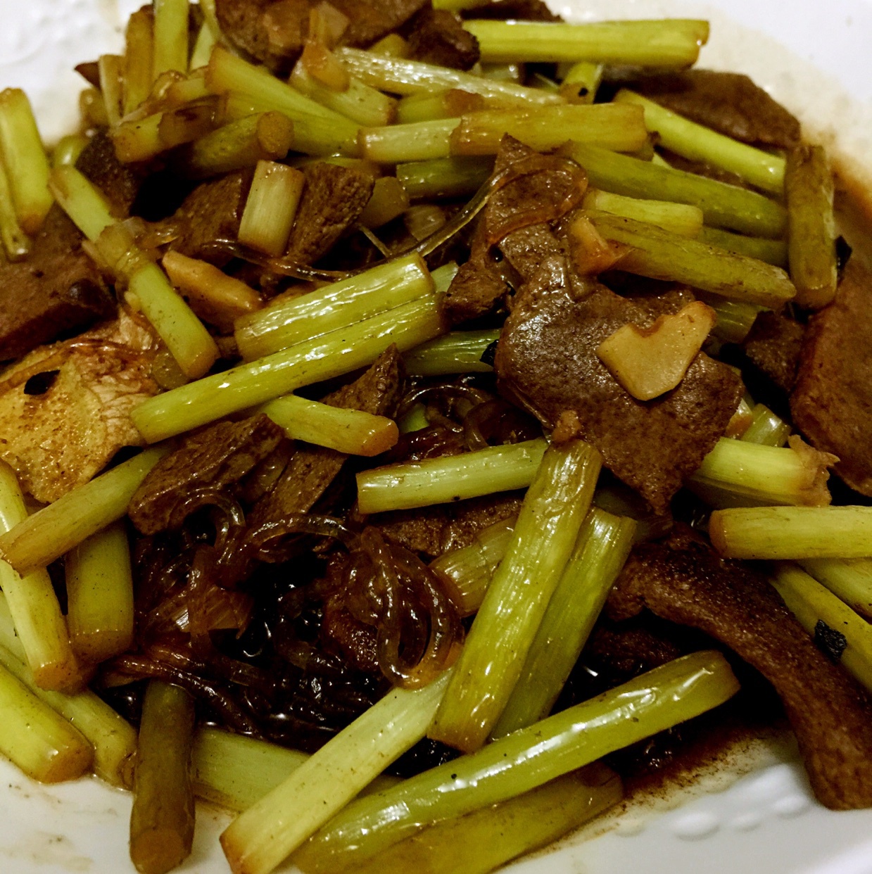 蒜薹炒肉