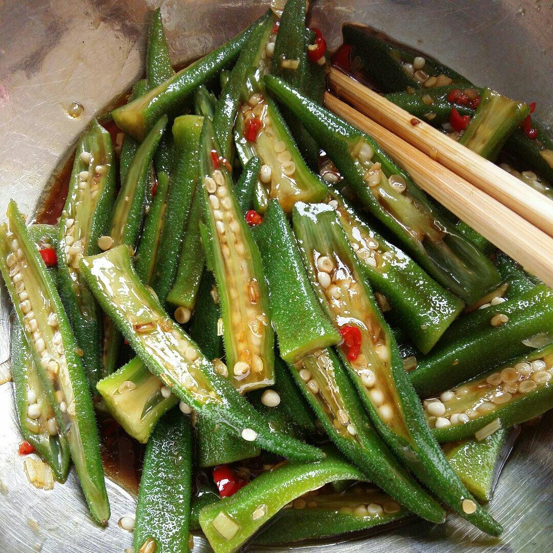凉拌秋葵