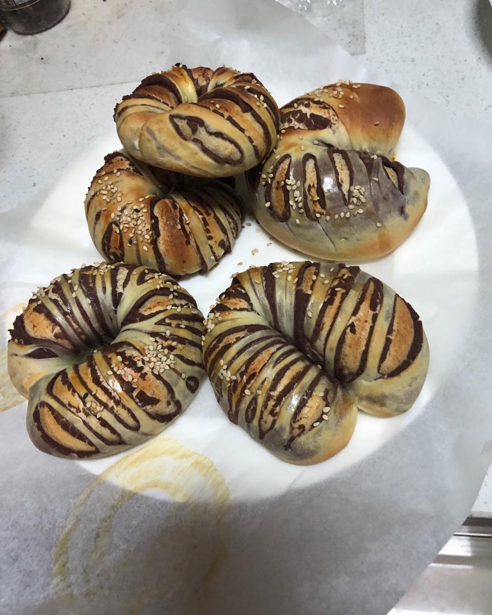 豆沙面包卷