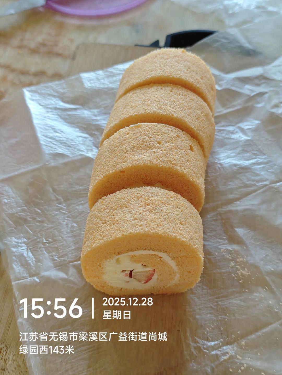 黄桃蛋糕卷（小四卷）