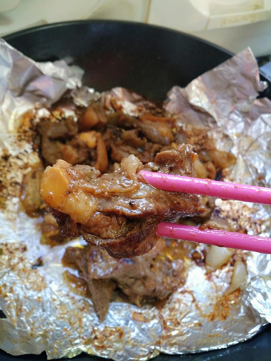 鹅妈妈锅 烤羊肉 羊排（无需烤箱）