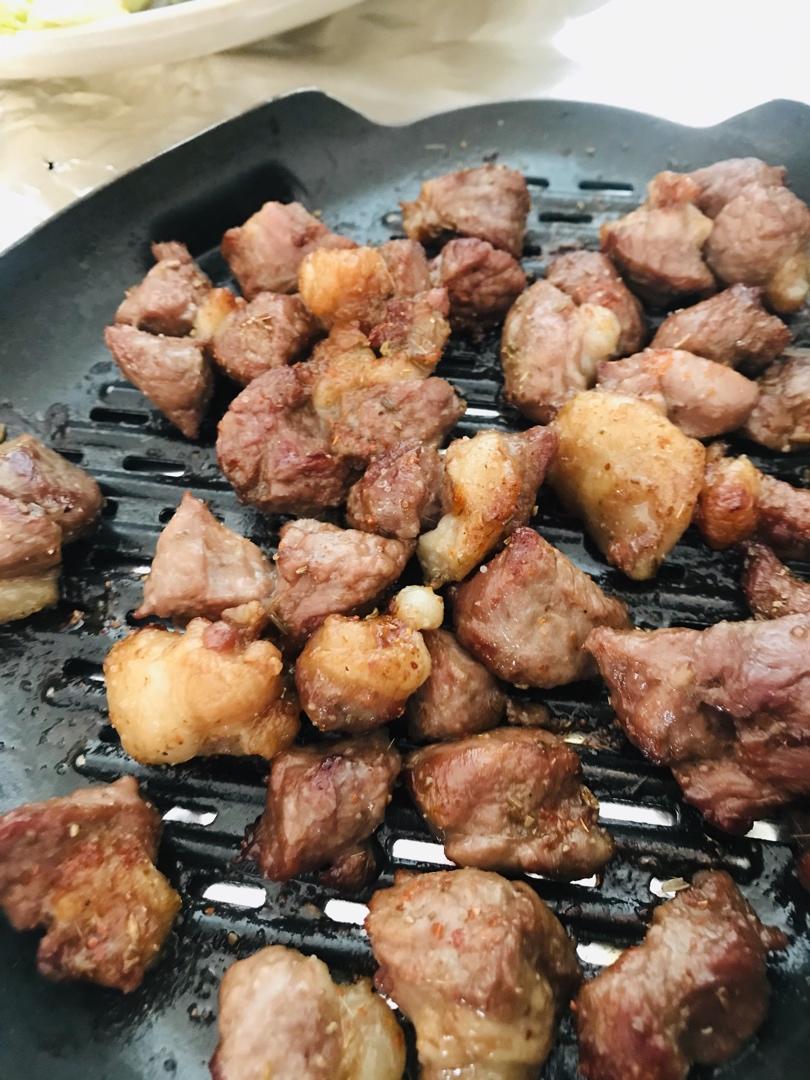 空气炸锅版~孜然羊肉