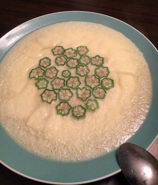 秋葵炖蛋