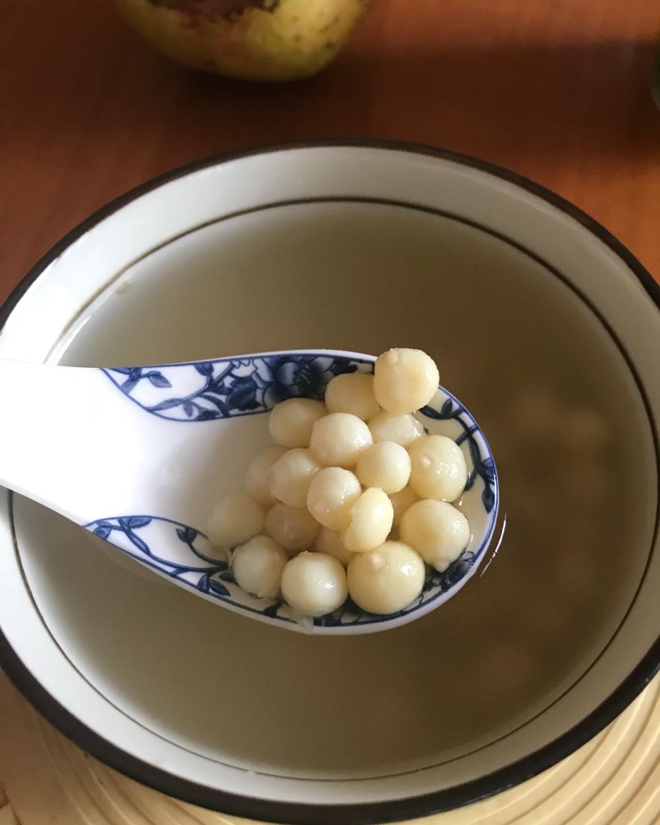 糖水鸡头米 30秒搞定