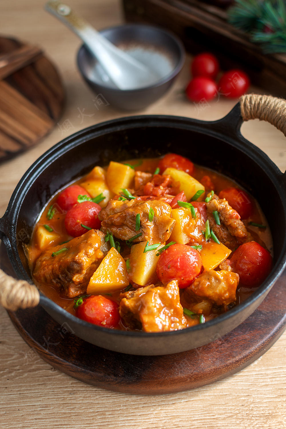 番茄土豆炖排骨｜简单一锅出，开胃好吃又下饭的做法