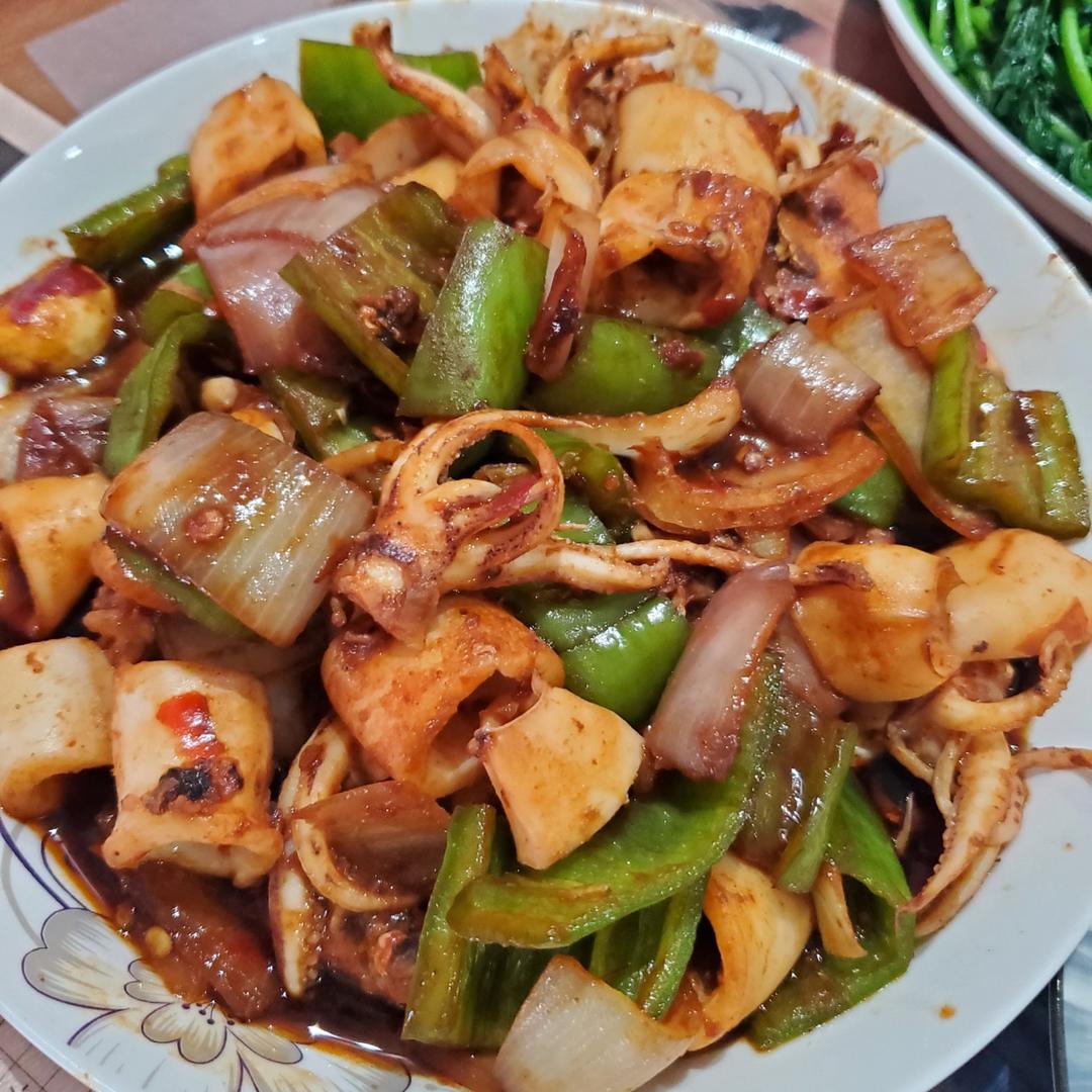 爆炒香辣鱿鱼