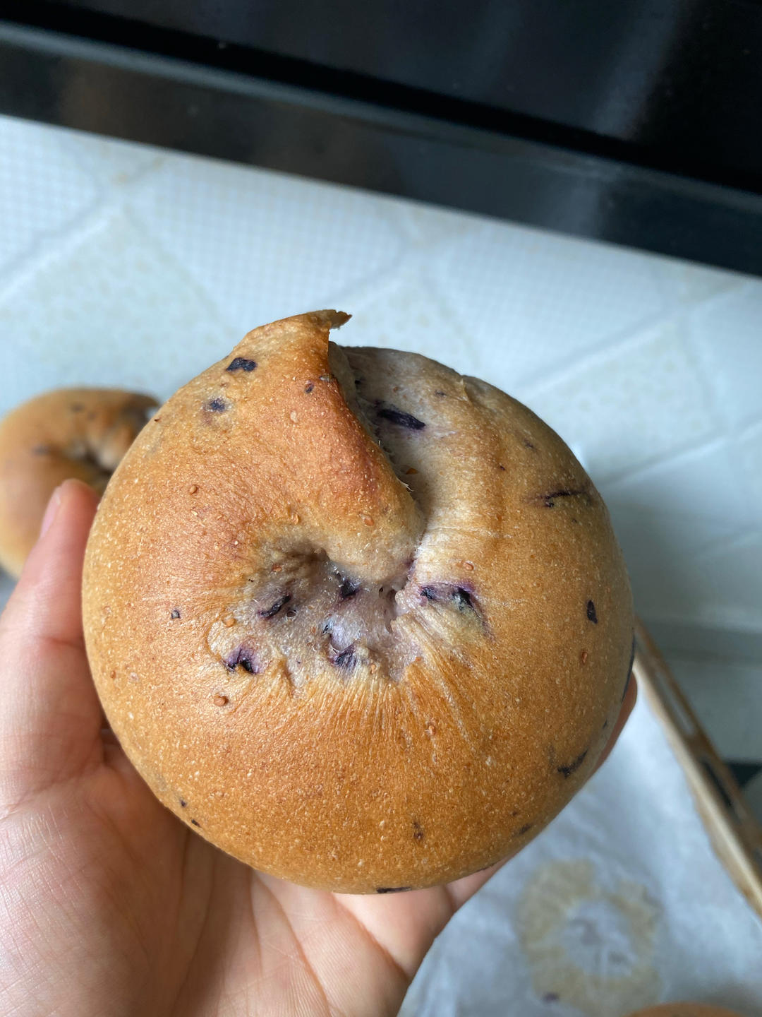 蓝莓贝果｜无油低糖