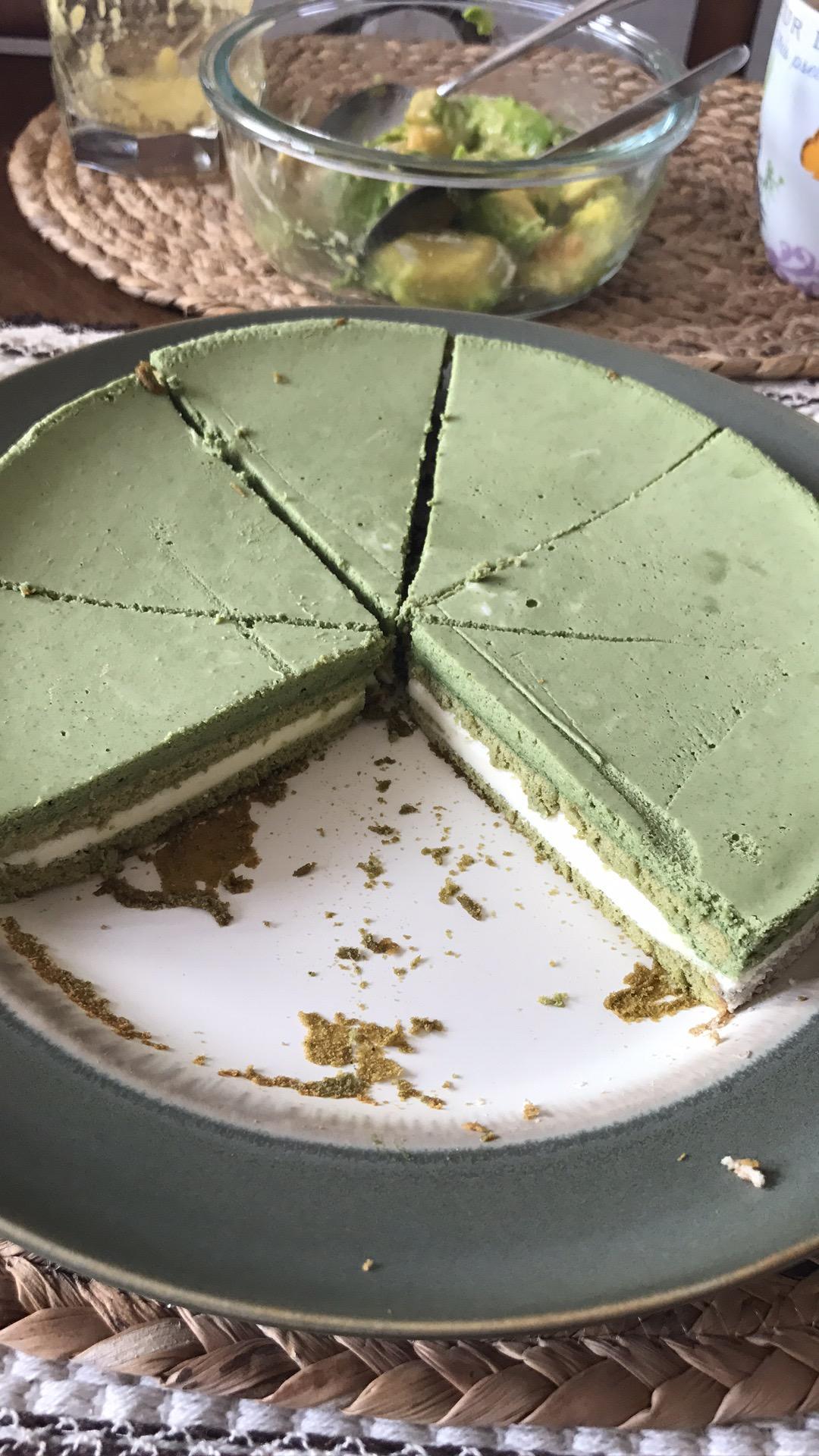抹茶双享慕斯