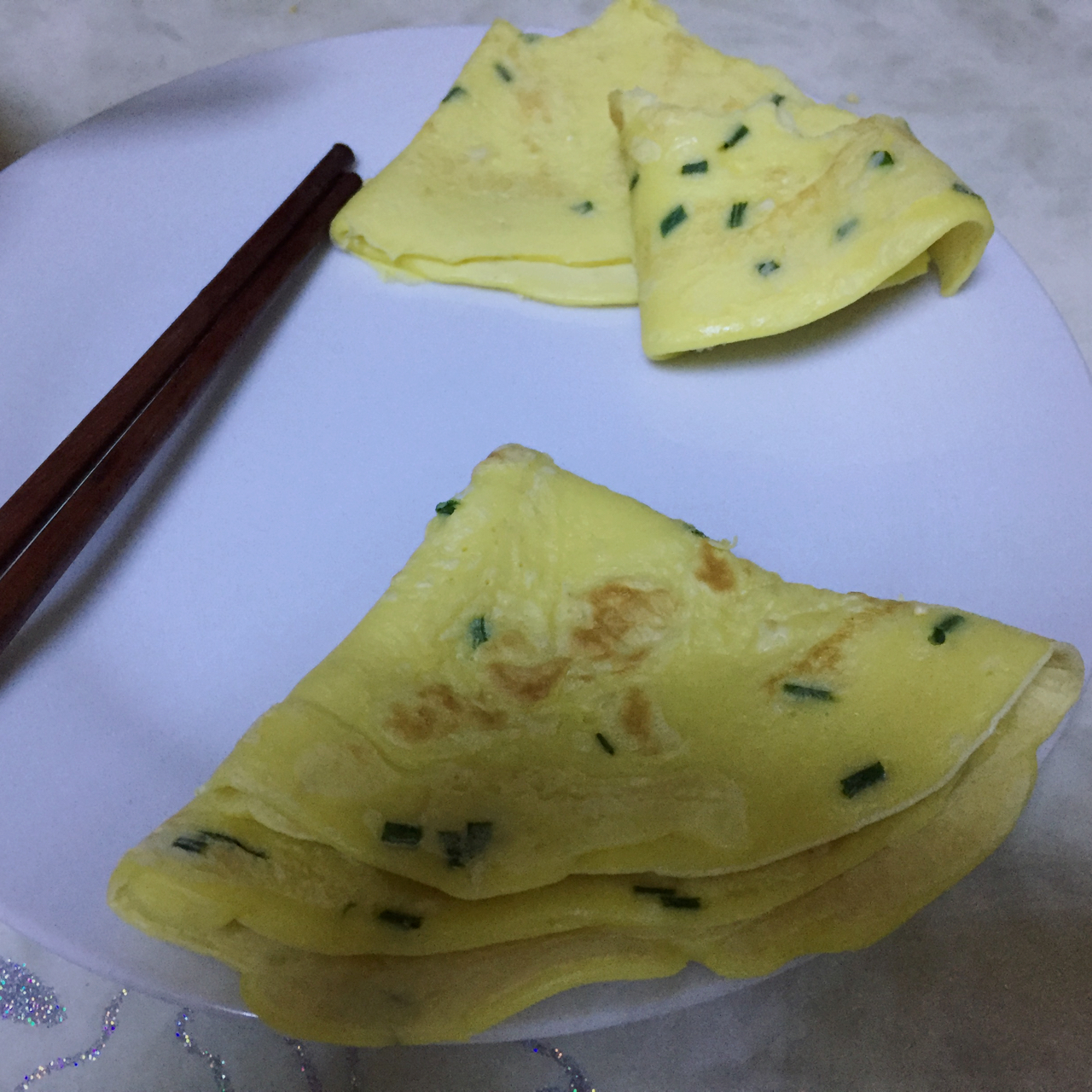 葱花鸡蛋饼