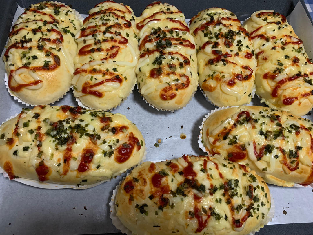 肉松沙拉酱面包（65度汤种）