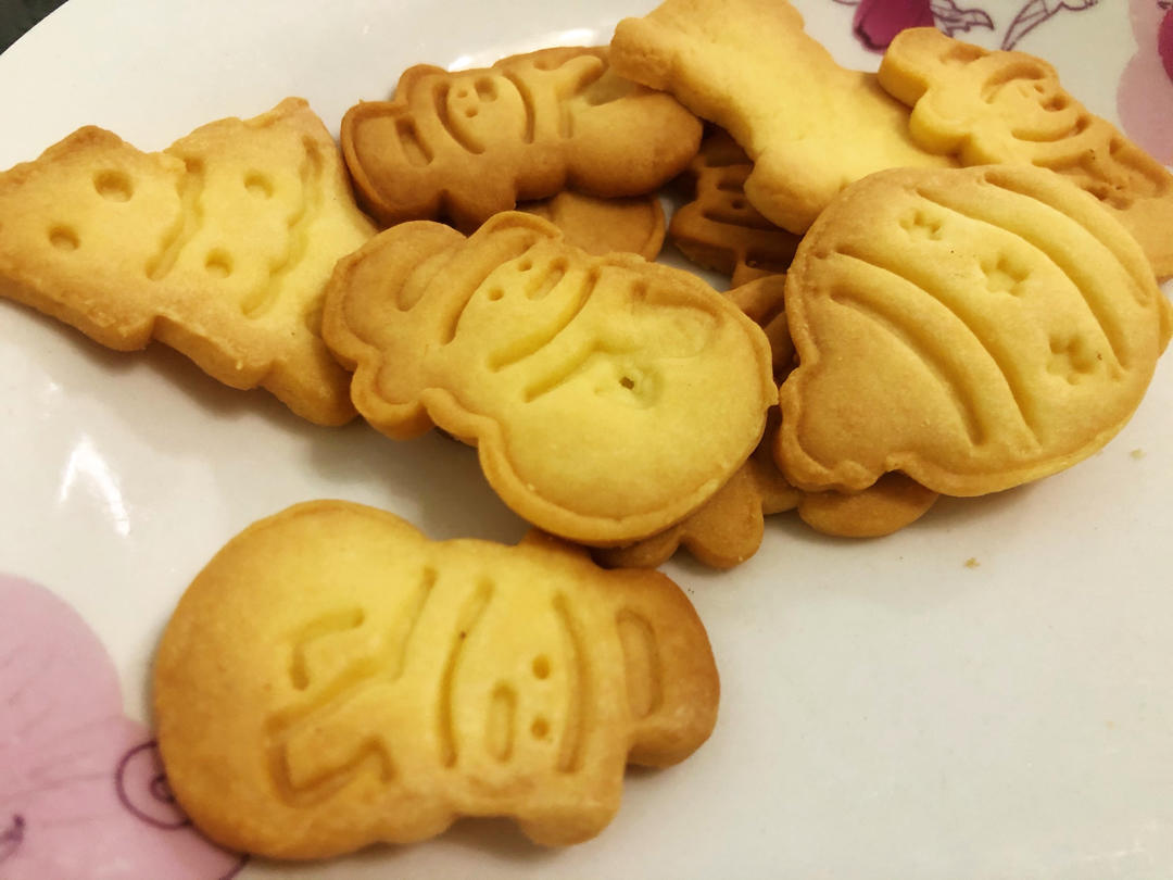 卡通黄油饼干