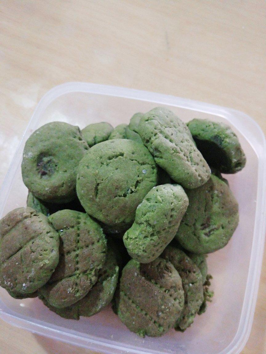 抹茶酥心软饼干（淡奶油无蛋无黄油版）