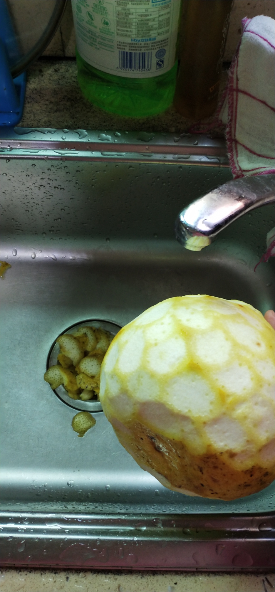 柚子皮糖的做法 步骤1