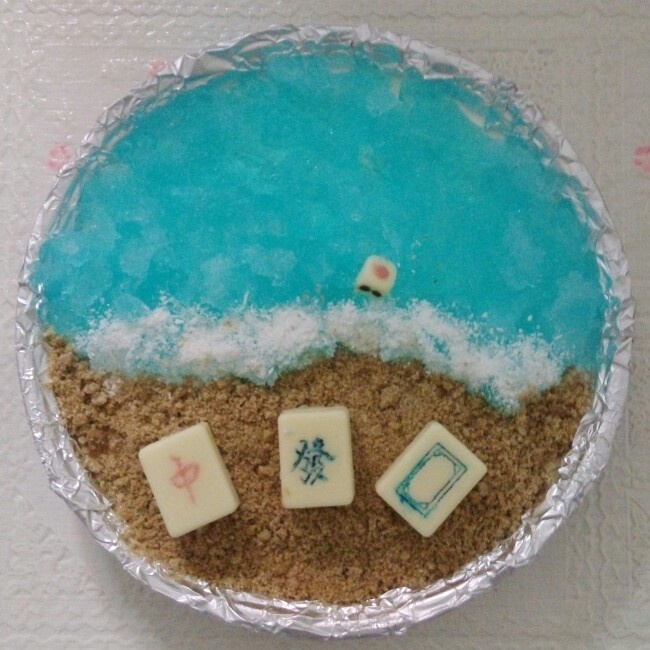 海洋酸奶慕斯蛋糕