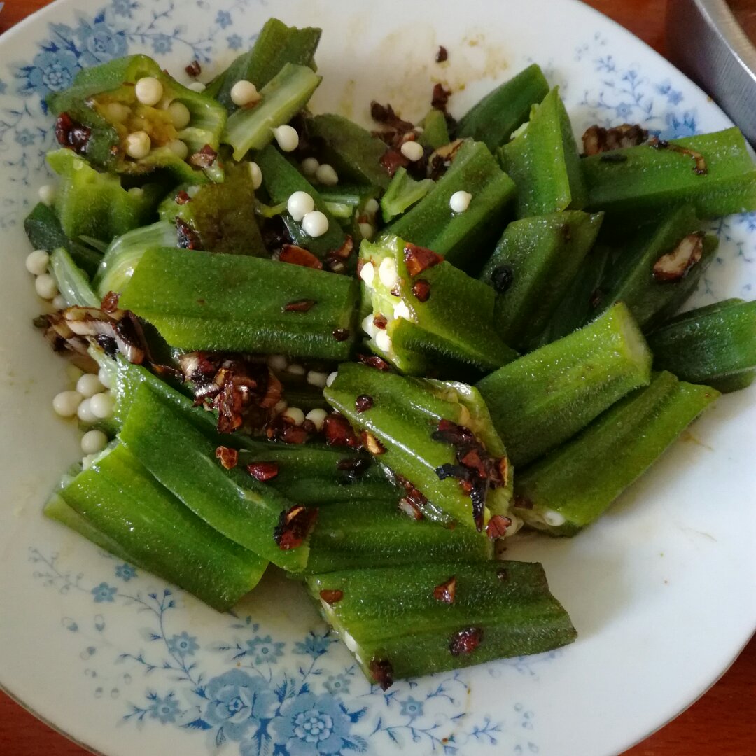 凉拌秋葵