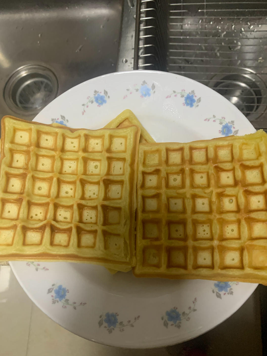 小朋友超爱的奶油格子松饼