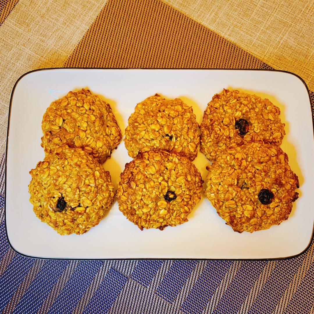 香蕉燕麦饼的做法