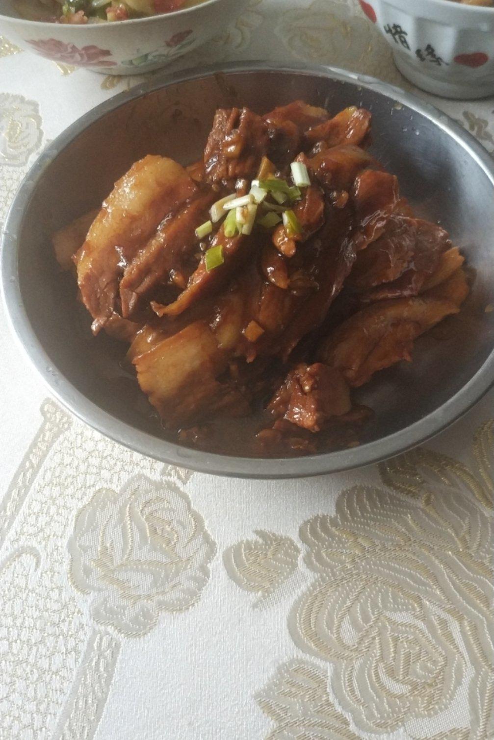 厨师长教你：“把子肉”的家常做法，看着很有食欲，先收藏起来