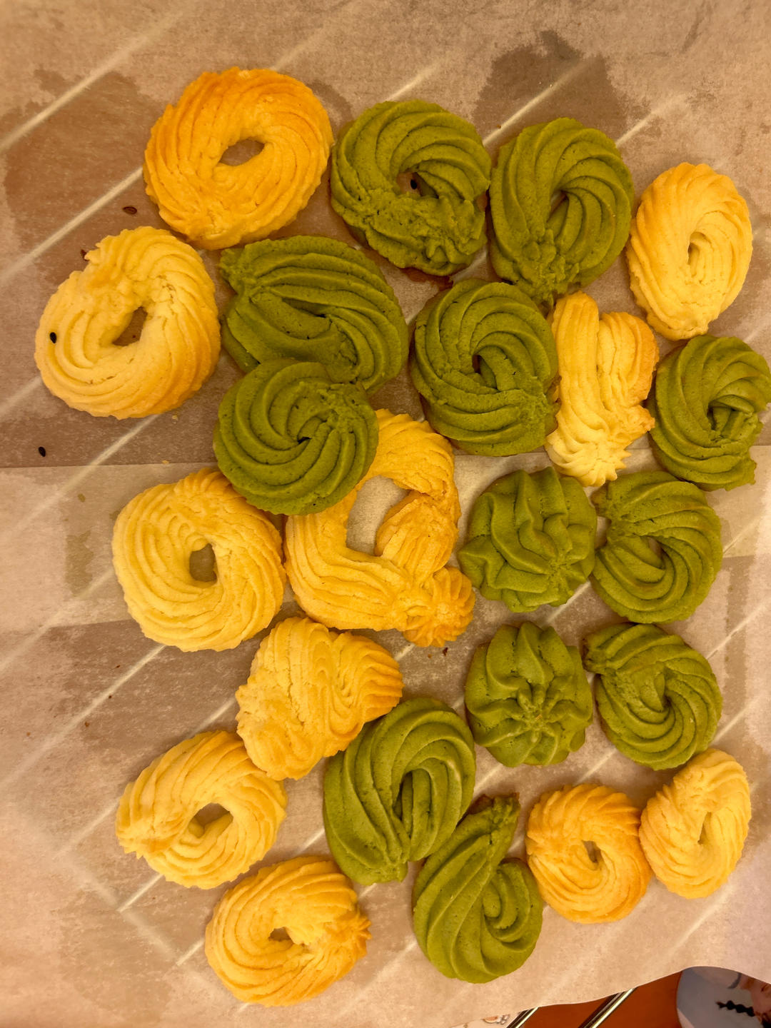 零失败花纹超级立体的黄油曲奇