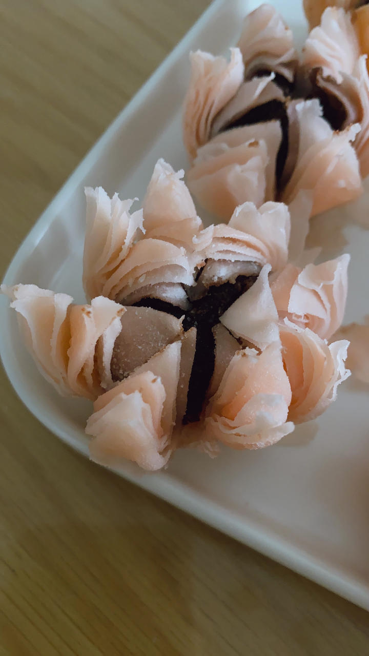 【荷花酥】没有烤箱，也能做出以假乱真的点心！