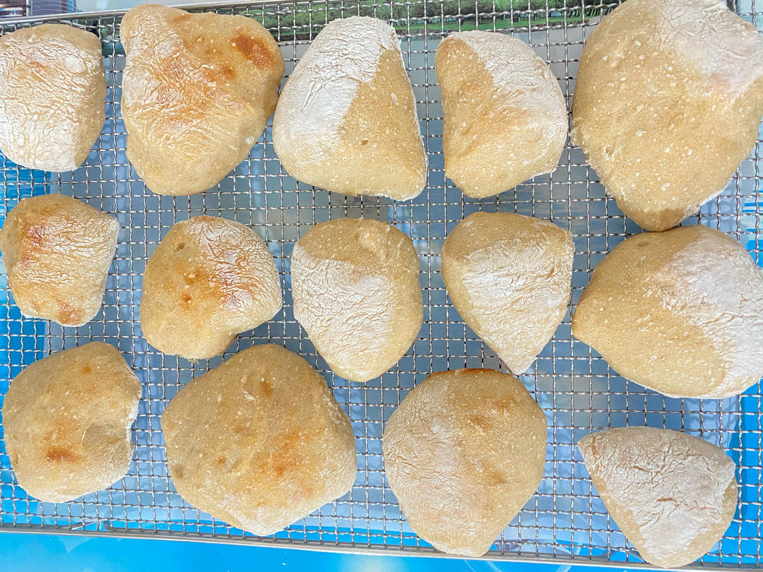 低脂饱腹｜这全麦恰巴塔面包好吃又易做！