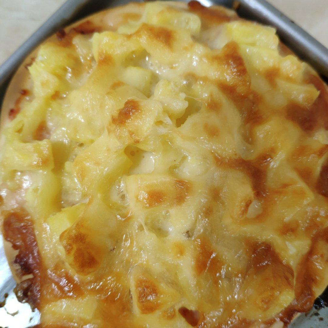 懒人微波炉菠萝披萨