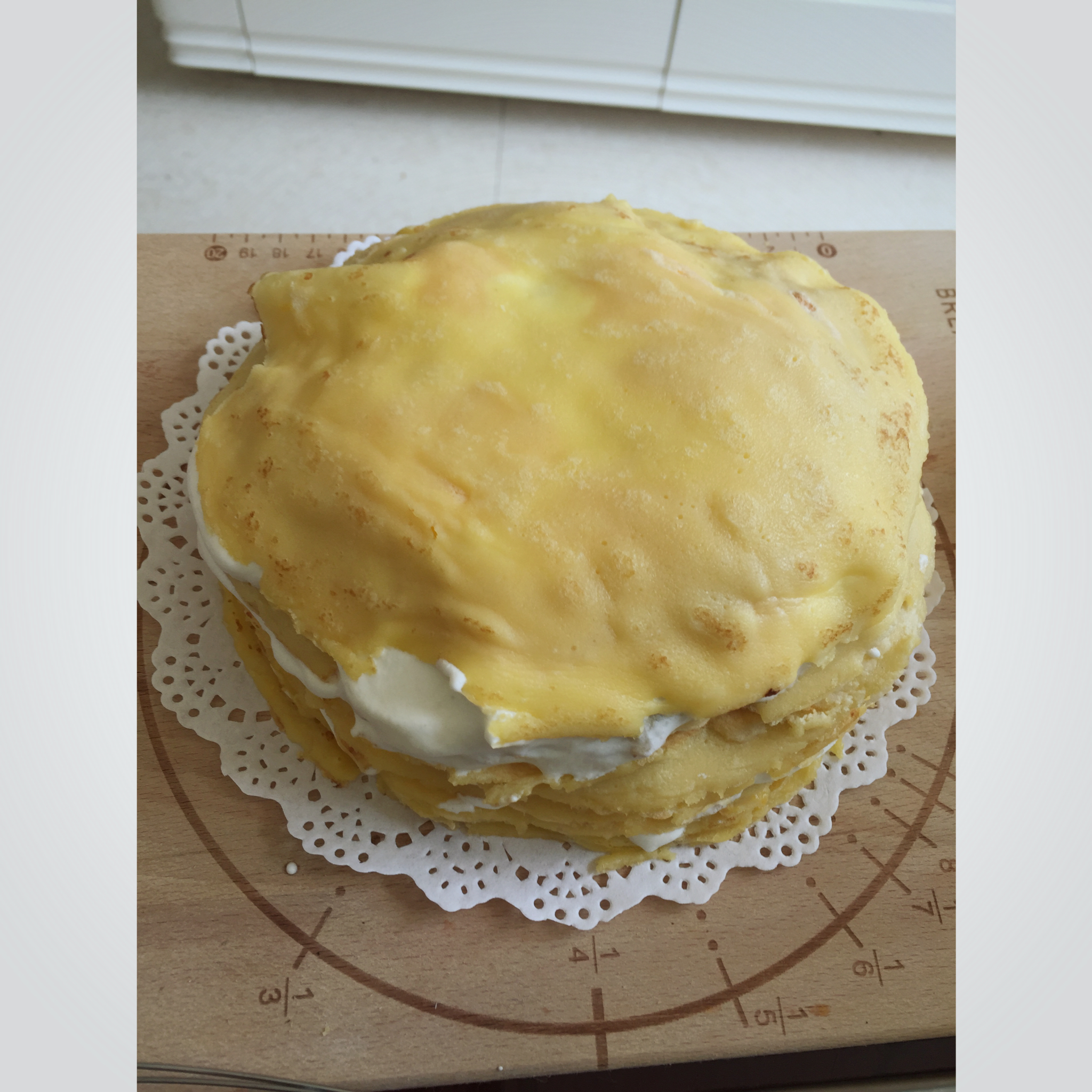 芒果千层蛋糕，100%成功告别煎皮无能
