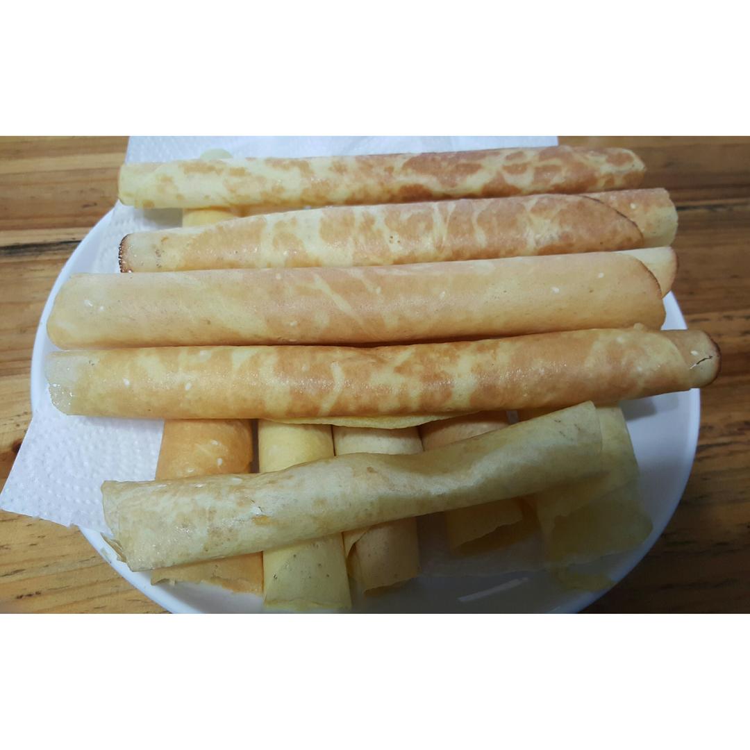 芝麻香酥蛋卷（视频食谱）