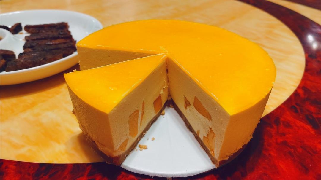 【视频】芒果慕斯（6寸） | 含镜面果胶配方