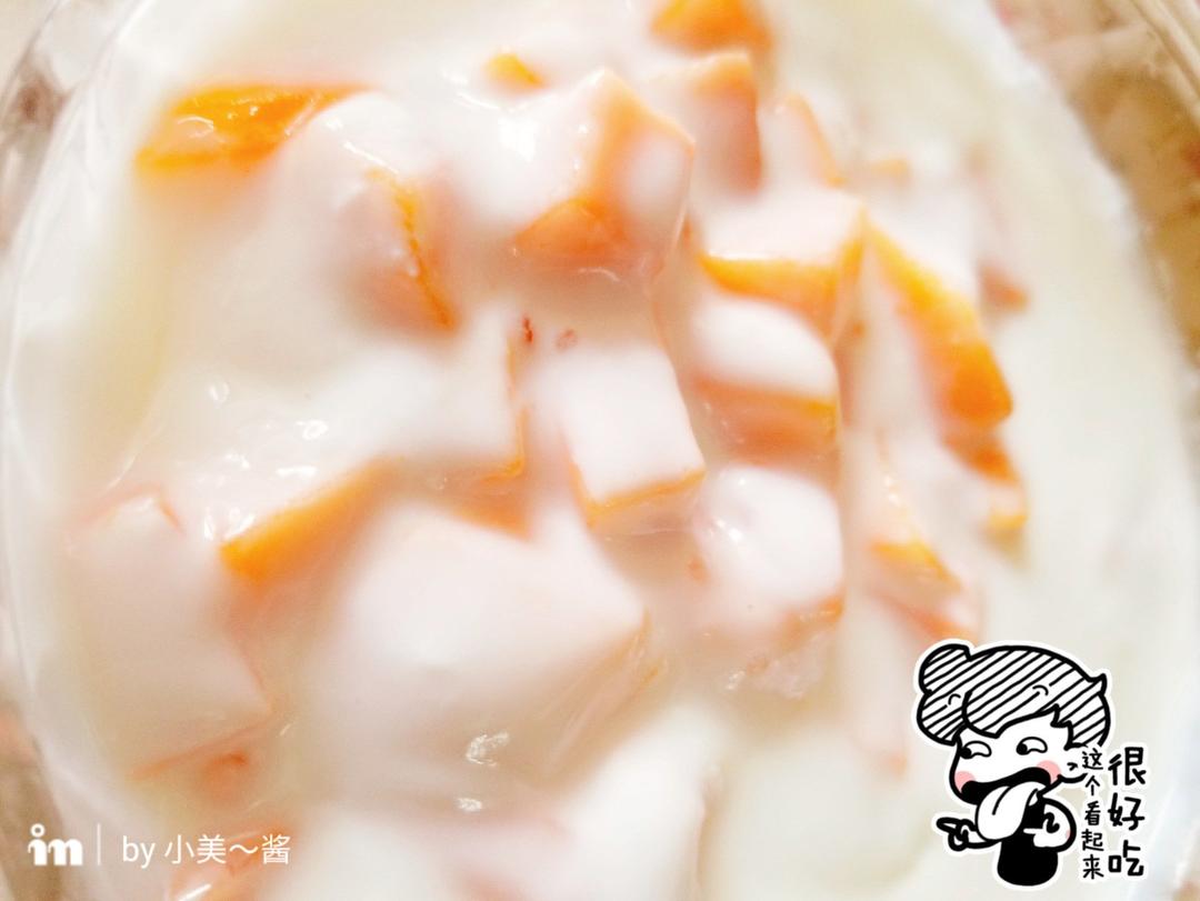 【当酸奶恋上黄桃...】