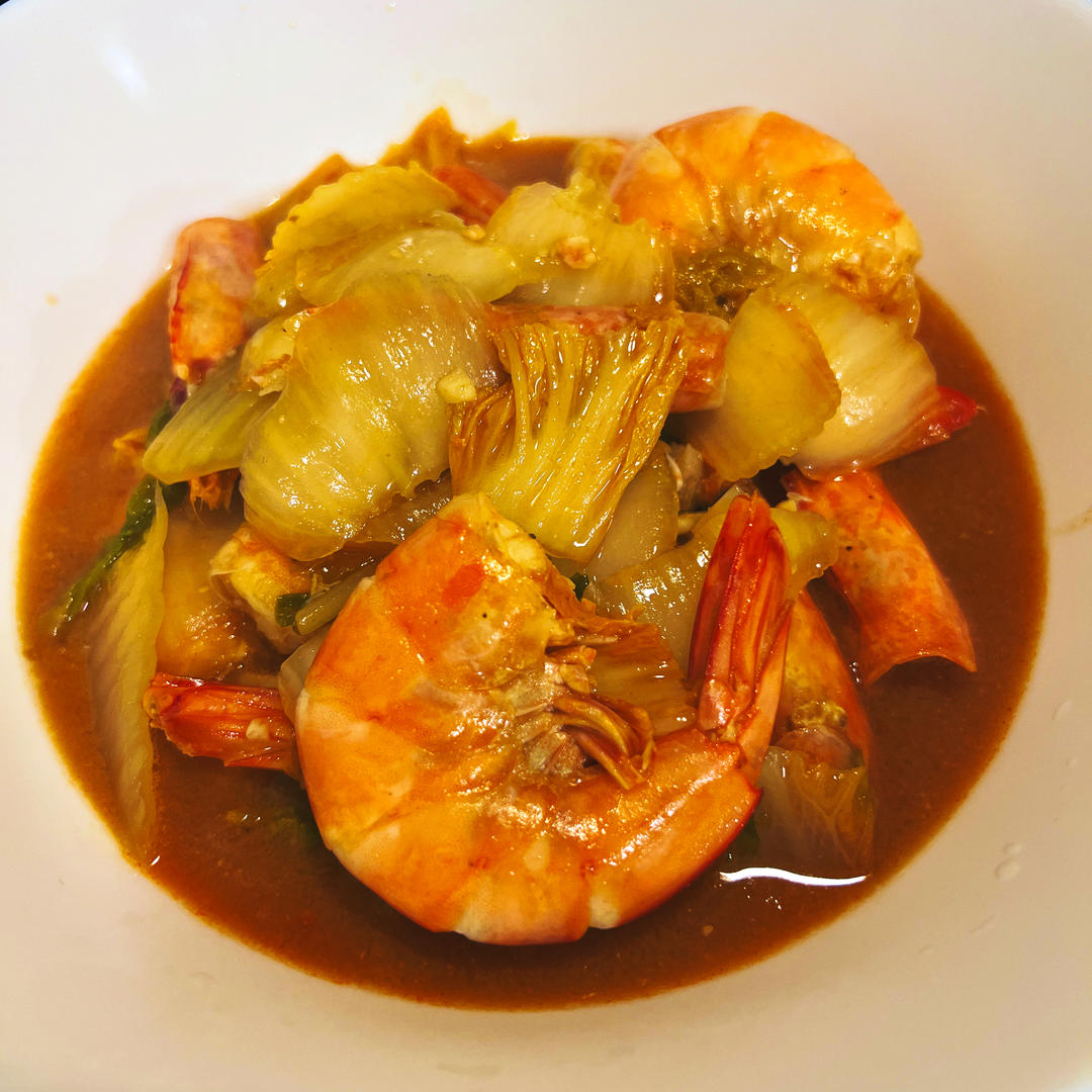 鲁式“四勺”白菜虾