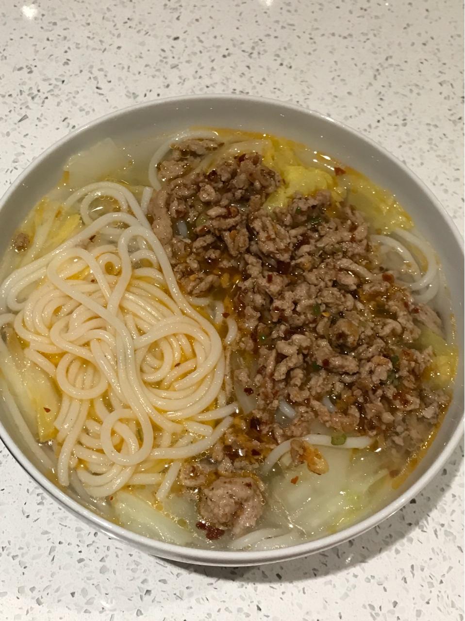 最简单的湖南早餐米粉做法