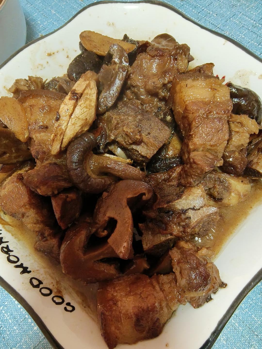 红烧肉+排骨