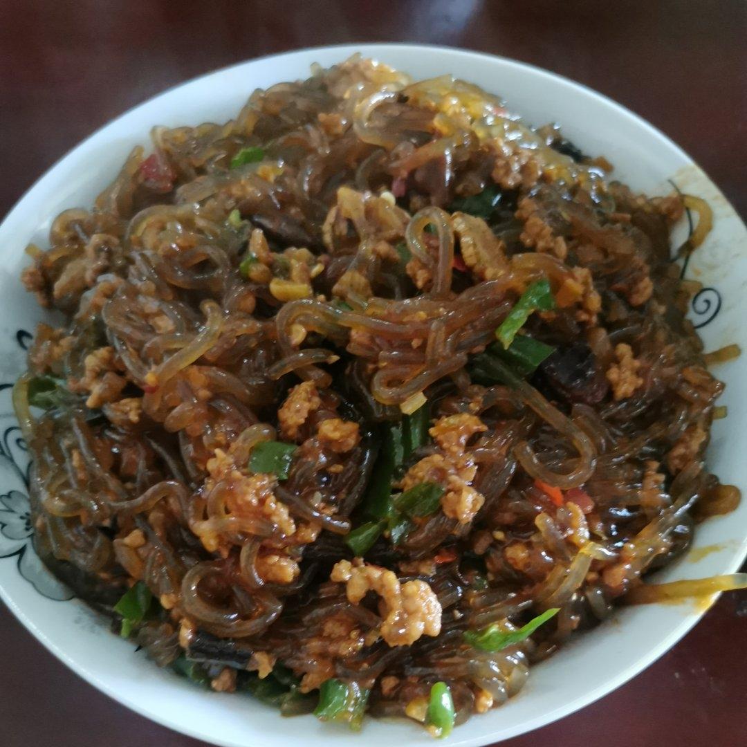 蚂蚁上树(肉末炒粉丝)超下饭‼️十分钟搞定