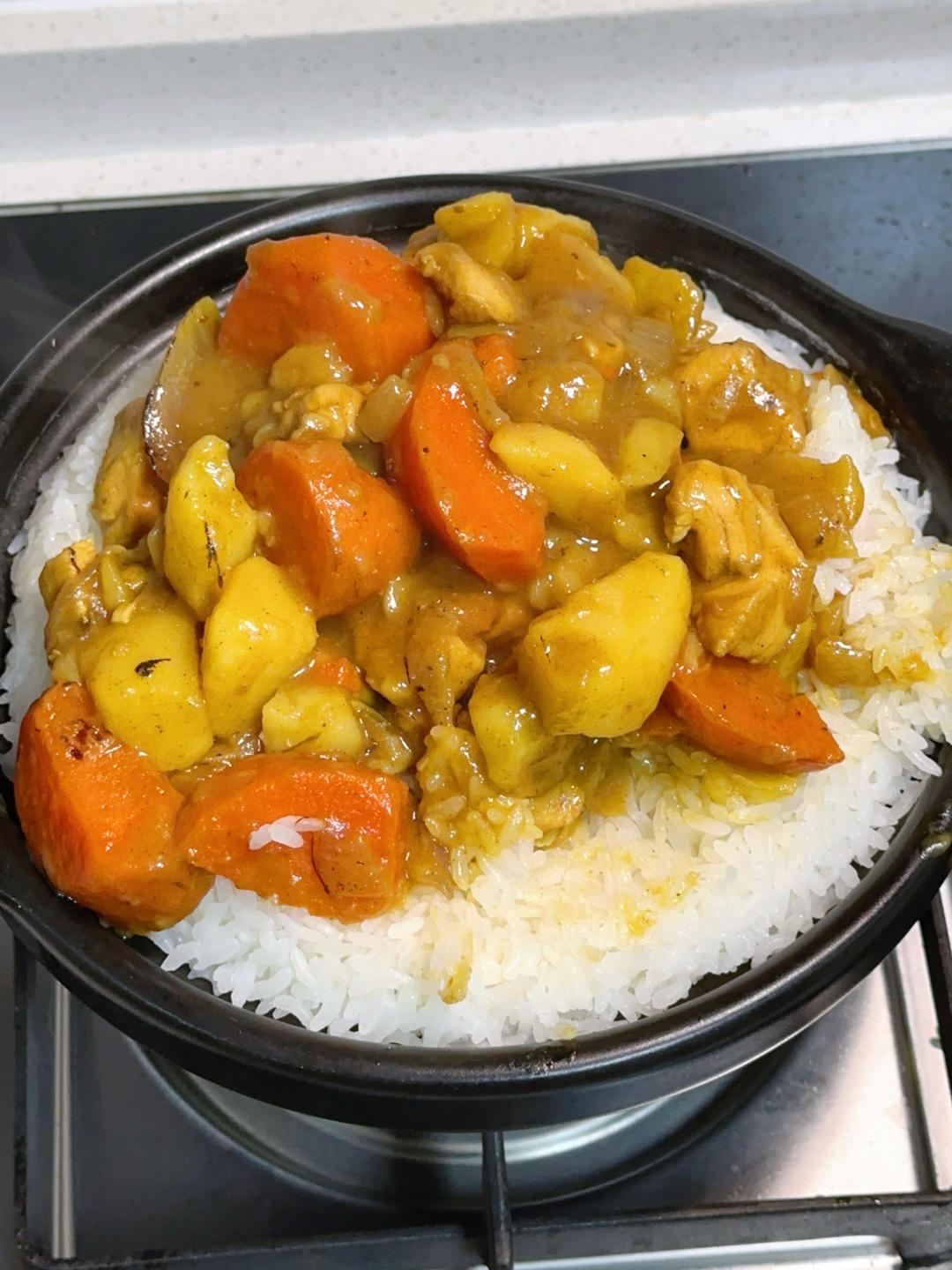 咖喱鸡肉饭｜超简单版本，味道不减分哦～