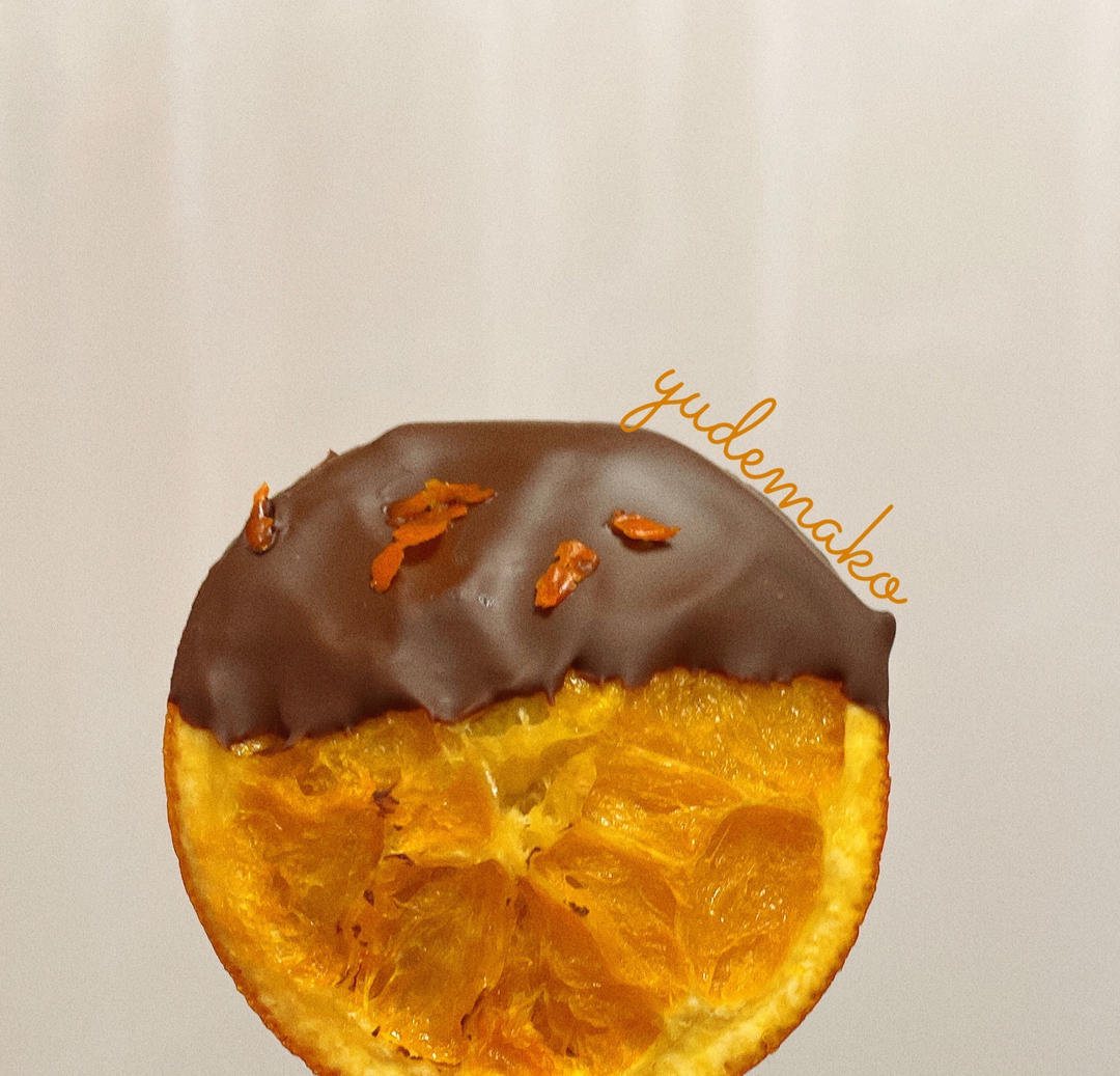 🍊橙意满满超高颜值的巧克力橙子饼干🍪