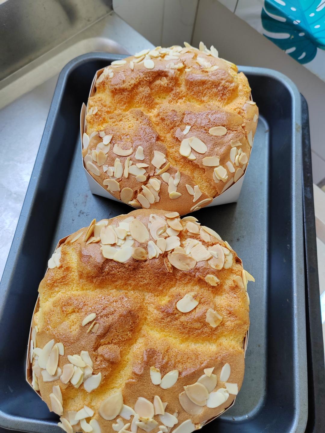 无泡打粉的金枕蛋糕—一次成功零失败