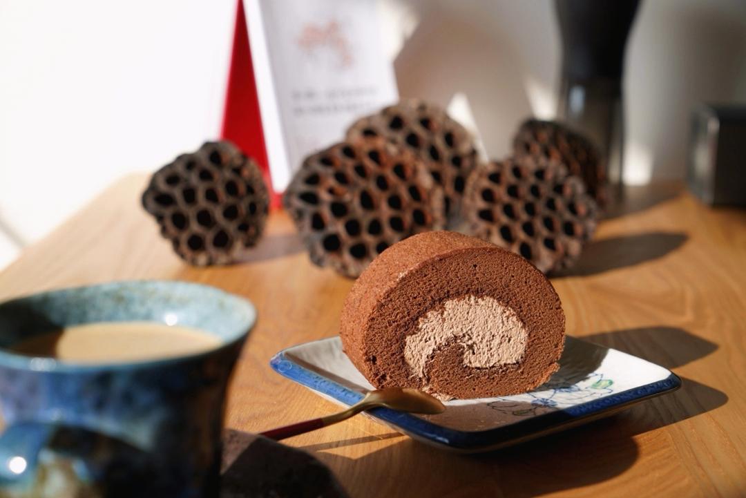 可可蛋糕卷(不消泡超浓郁巧克力口感)