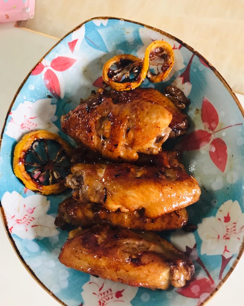 柠檬蜜汁煎鸡翅