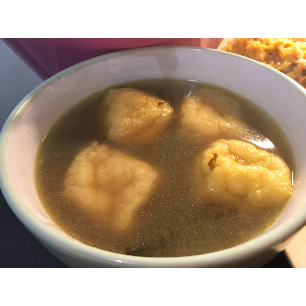 油豆腐粉丝汤