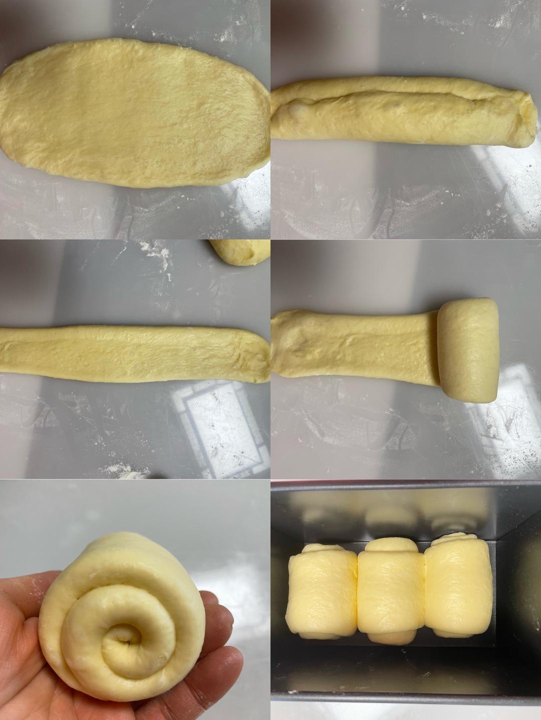纯奶手撕吐司的做法 步骤1