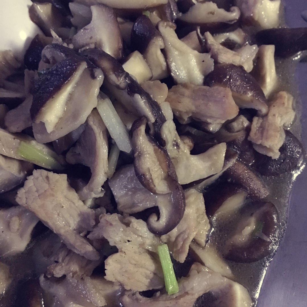香菇炒肉