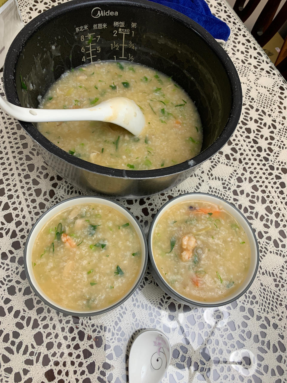 鲜虾粥