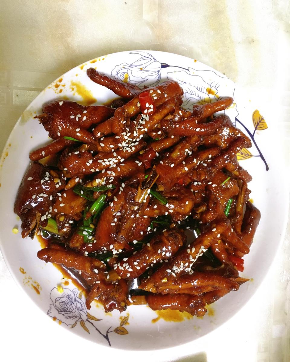 香辣烧鸡爪