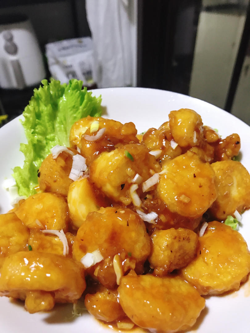 脆皮茄汁日本豆腐