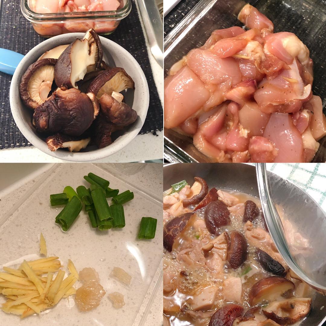 冬菇滑鸡煲：鸡肉烧得鲜嫩爽滑，这方法管用！