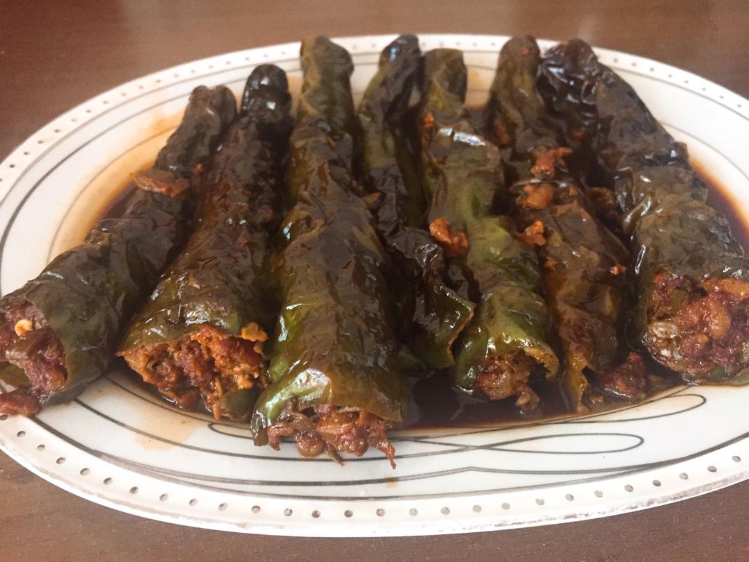 下饭菜肴--青椒酿肉